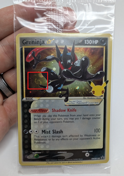 Pokemon TCG Greninja ☆ Gold Star SWSH144 Sealed Promo w/ Swirl! - Image 1