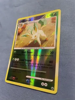 Pokemon TCG Leafeon Reverse Holo Uncommon Card 7/100 Majestic Dawn LP/MP - Image 3
