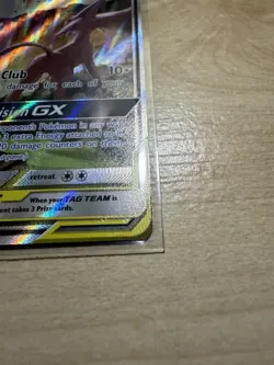 Pokemon TCG Espeon & Deoxys GX SM240 Black Star Promo Full Art NM + - Image 5