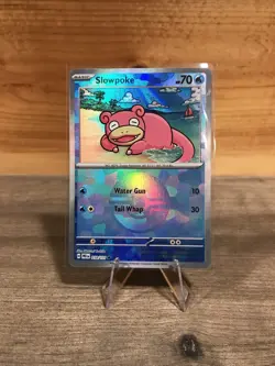 Pokemon TCG Slowpoke 18/131 Prismatic Evolutions Pokeball Reverse Holo - Image 1