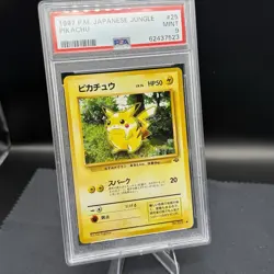 Pikachu Pokemon Jungle Regular (Japanese) - PSA 9 - Image 1