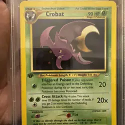 Pokemon Crobat Neo Revelation 1st Edition Holo Rare #4 PSA 8 - Image 2