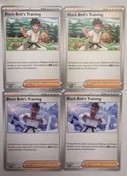 Black Belt's Training Playset 4X Various Sets Pokemon TCG - Image 1