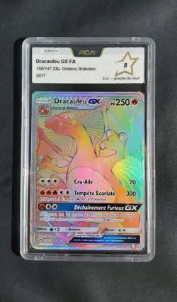 Carte Pokemon Dracaufeu GX Secrete 150/147 - Ombres Ardentes - FR - PCA 8 - Image 1