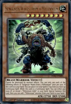 Sengenjin Wakes From A Millennium - Ultra Rare 1st Ed INFO-EN001 - NM - YuGiOh - Image 1