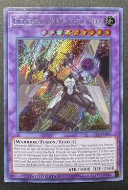 Elemental HERO Nebula Neos CT15-EN001 Secret Rare Limited Edition Yugioh TCG - Image 1