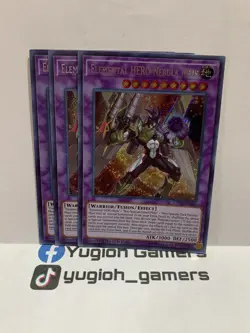 Yugioh Elemental Hero Nebula Neos Limited Edition Secret Light Played - Image 1