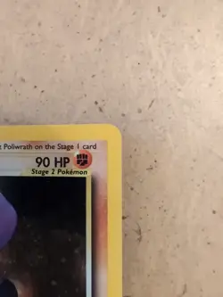 Poliwrath Neo Discovery Holo Rare Unlimited Pokemon TCG Card 9/75, NM With Flaw - Image 3