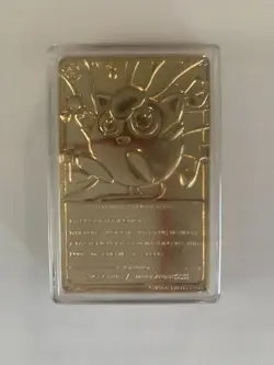 Jigglypuff 1999 Pokemon 23K Gold-Plated Burger King Nintendo Promo Trading Card - Image 2