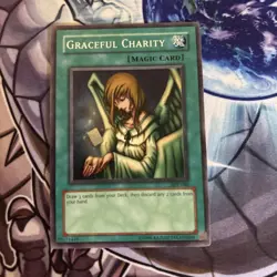 (EF) Yu-Gi-Oh! Graceful Charity SDP-040 Super Rare Unlimited LP (1) - Image 1