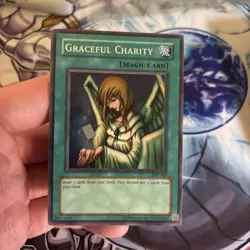 (EF) Yu-Gi-Oh! Graceful Charity SDP-040 Super Rare Unlimited LP (1) - Image 2