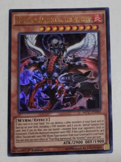 Yugioh True King Agnimazud, The Vanisher MP17-EN080 1st Edition Secret Rare LP - Image 1