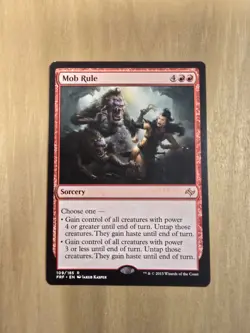 Mob Rule - #109/185 (NM) Fate Reforged FRF Magic MTG - Regular - Image 1