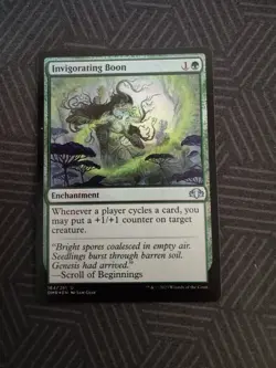 mtg invigorating boon foil dominaria remastered - Image 1