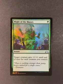 Might of the Masses - Foil - Guilds of Ravnica - Magic the Gathering - MTG - Image 1