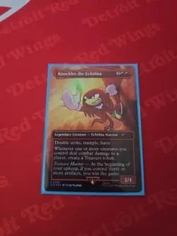 Knuckles the Echidna (Rainbow Foil) Secret Lair Drop Foil - Image 1