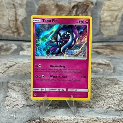 Pokemon Tapu Fini Holo Rare 151/214 - Lost Thunder 2018 - Near Mint - Image 1