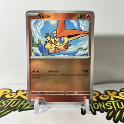 Victini 012/086 Poke Ball Pattern - Black Bolt - Reverse Holo Pokemon Card - NM - Image 1