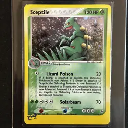 Pokemon TCG - Sceptile EX Ruby Sapphire 11/109 Holo 2003 Rare - Image 1