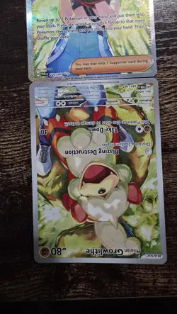 Pokemon Perrin #220/167 and Hisuian Growlithe #181/167 Near Mint - Image 3