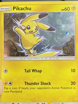 Pikachu #SM98 Swirl Pokemon TCG Sun Moon Sidekick Collection Promo LP+ - Image 1
