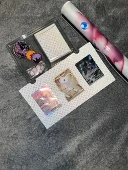 Pokemon 151 UPC Promo SET Sealed + Playmat + Dice + Deck box + Coins Mew Mewtwo - Image 1