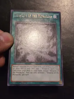 Yu-Gi-Oh! RARE CARD TENACITY OF THE MONARCHS SECE-EN061 1ST NM - Image 2