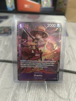 Shanks R OP13-065 Alt Art Carrying On His Will One Piece Card Game TCG English - Image 1