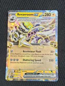 Revavroom ex 015/064 Shrouded Fable Ultra Rare Pokemon Card NEAR MINT NM - Image 1