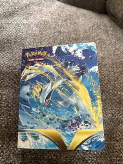 Pokemon TCG Mini Portfolio Binder Lugia Vulpix Silver Tempest Holds 60 Cards - Image 1