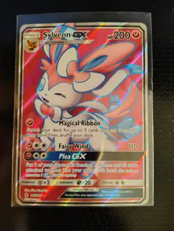 POKEMON TCG Sylveon GX - 140/145 - Guardians Rising Full Art Card NM - Image 1