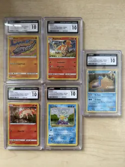 CGC 10 Pokemon Graded Card Lot Of 5 Gem Mint Slabs - Image 1