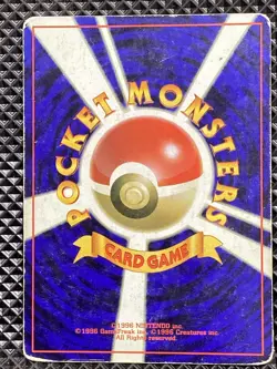 Pinsir 127 Old Back Jungle Set 1997 Pokemon Card Japanese - Image 2
