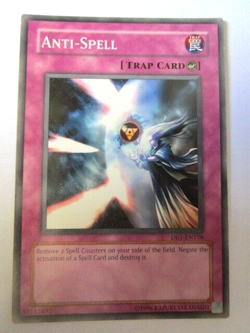 Yugioh! Anti-Spell Dr1-En158 Common Unlimited Moderate Play!! - Image 1