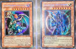 OG Chaos Emperor Dragon EOTE + Black Luster Soldier EOTB 1st Edition Secret Rare - Image 1