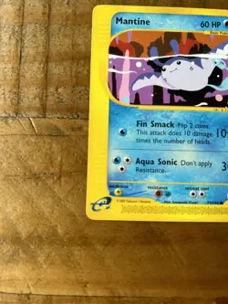 Mantine 77/144 Skyridge Near Mint Pokemon Card Wizards Of The Coast 2003 - Image 4