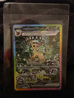 Leafeon EX SIR 144/131 Prismatic EVOLUTIONS MINT RARE POKEMON CARD TCG PSA - Image 4