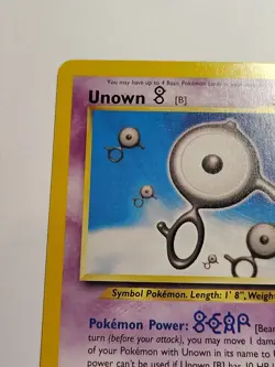 Unown [B] 39/64 - Neo Revelation Set - Pokemon Card - LP - Image 2