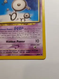 Unown [B] 39/64 - Neo Revelation Set - Pokemon Card - LP - Image 4
