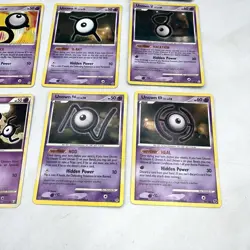 Unown Pokemon Card Lot Of 12 Regular 3 Holo - Image 4