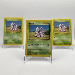 (1x) Pokemon BASE UNLIMITED Common Card - Nidoran 55/102 NM - Image 1