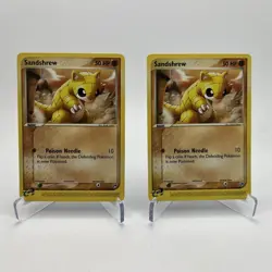 (1x) Sandshrew - 75/100 - EX Sandstorm Set Pokemon Card - LP - Image 1