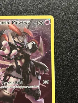 Pokemon TCG Armored Mewtwo Holo Rare Black Star Promo Card SM228 - Image 3