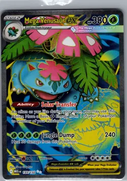 Mega Venusaur ex 155/132 ME01: Mega Evolution - Pokemon Card - NM - Image 1