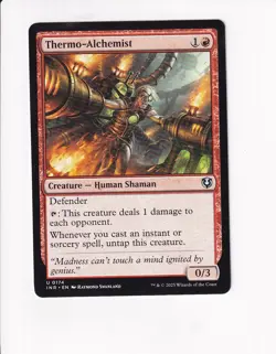 MAGIC THE GATHERING MTG INNISTRAD REMASTERED THERMO-ALCHEMIST (#1) - Image 1