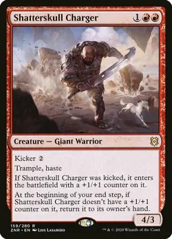 1x Shatterskull Charger - NM English MTG - Zendikar Rising - Image 1