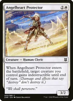 1x Angelheart Protector - NM English MTG - Zendikar Rising - Image 1