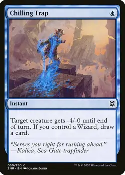1x Chilling Trap - NM English MTG - Zendikar Rising - Image 1