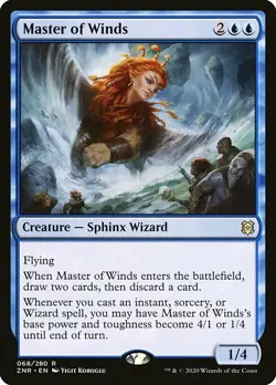 1x Master of Winds - NM English MTG - Zendikar Rising - Image 1