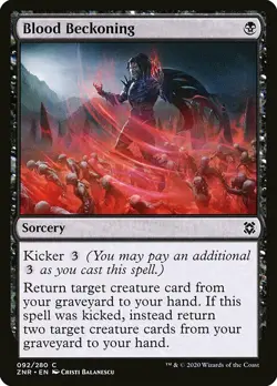 1x Blood Beckoning - NM English MTG - Zendikar Rising - Image 1
